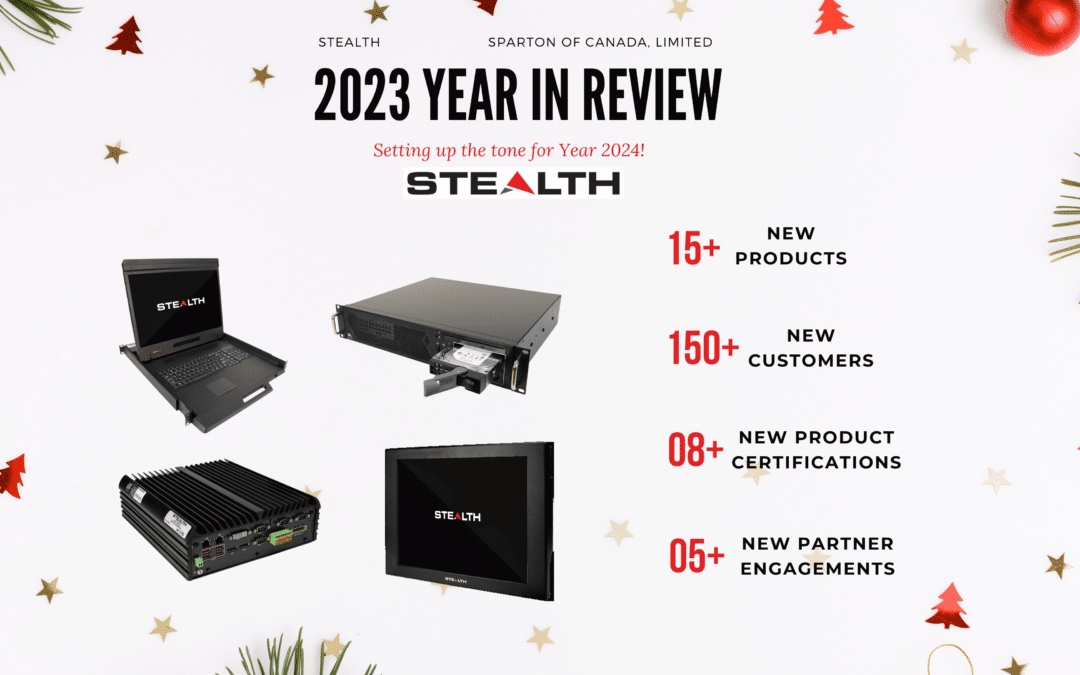 Stealth 2023 Year in Review: New Products, Customers, Certifications, and Partner Engagements.