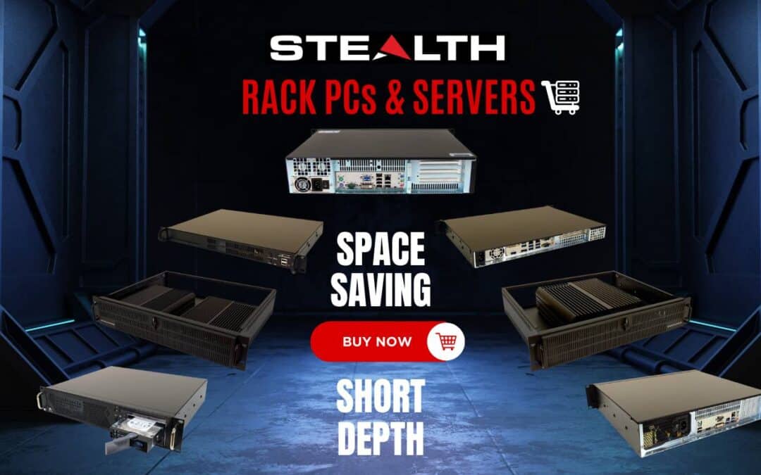 Stealth Rackmount PCs and Servers. Space-Saving and Short Depth Design for Versatile Deployments.